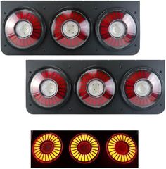 ☆激安特価シボレーコルベットC6 05y〜LEDブラック左右テールライト