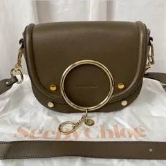 シーバイクロエ ショルダーバッグ マラ カーキ系 ブラウン系 SEE BY CHLOE
