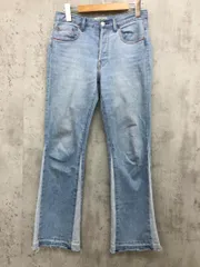 JOURNAL STANDARD relume ジャーナルスタンダードレリューム 切り替えデザイン カットオフ セミフレア デニムパンツ size38/ブル―系 ■■ レディース