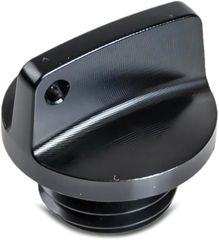 azumafy オイルフィラーキャップ オイルキャップ 汎用 アルミ M20x2.5 オートバイ 蓋 エンジンオイルキャップ カスタム 交換 (ブラック)