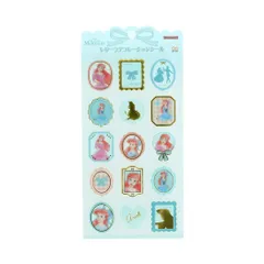 【メール便】リトルマーメイド シールシート レリーフデコレーションシール アリエル ディズニープリンセス サンスター文具 デコシール 手帳デコ キャラクター グッズ 