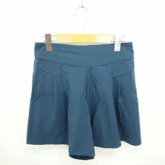 アーバンリサーチ URBAN RESEARCH パンツ キュロット ショート 薄手 無地 シンプル F 紺 ネイビー /TT2