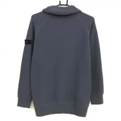 【美品】ブリーフィング フード付セーター グレー 凹凸編み ニットパーカー  メンズ M ゴルフウェア BRIEFING