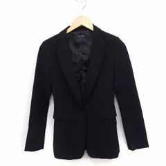 イング INGNI テーラード ジャケット アウター シングルボタン スリム 無地 S ブラック 黒 /FT39