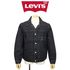 Levi's (リーバイス) 007X8-0000 TYPE タイプ1 TRUCKER トラッカー デニムジャケット ブラック LV063 L