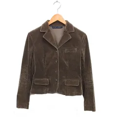ラルフローレン RALPH LAUREN 国内正規品 コーデュロイ ジャケット テーラード コットン 綿 裏地なし 11 茶 ブラウン /NT11
