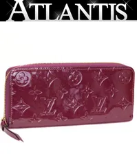 ルイヴィトン Louis Vuitton ポルトフォイユ・クレマンス ラウンドファスナー長財布 モノグラムヴェルニ マゼンダ M90972 【73172】