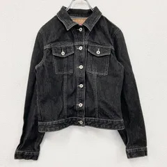 古着 used　90s　GUESS　ゲス　デニムジャケット/Gジャン　ヴィンテージ　黒　ブラック　XLサイズ【値引き交渉OK！】