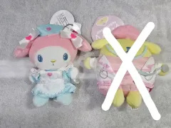看護師 医者 パステル マイメロディ ポムポムプリン ぬいぐるみ キーホルダー