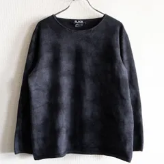 【美品】BLACK COMME des GARCONS 【タイダイ染 ニット】 XL セーター ブラック コムデギャルソン 26020516のサムネイル