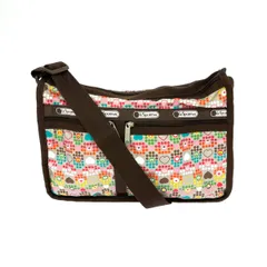 LeSportsac レスポートサック ショルダーバッグ  ハート ドット ロゴ ナイロン    ブラウン レディース / 240001189422