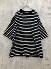 RUUBON ルーボン ラスティック ベーシック ビッグ Tシャツ sizeS/ブラック×ホワイト ■■ メンズ