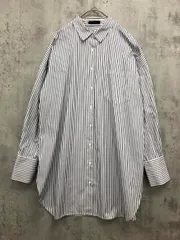 URBAN RESEARCH ROSSO アーバンリサーチロッソ ストライプ シャツ sizeF/白×青 ■◇ レディース