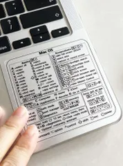 紀州からの贈り物 パソコン教室が使っている MacOS用ショートカットステッカー (透明)のサムネイル