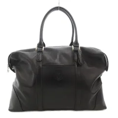 ミラショーン mila schon ミニボストン ハンドバッグ 肩掛け ロゴ レザー 黒 ブラック /GV