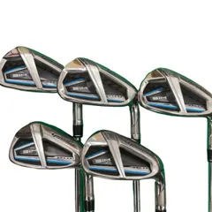 【中古】 テーラーメイド SIM MAX・OS  5S アイアンセット IR KBS MAX85 JP (フレックスR) メンズ 男性用 右利き 右用 Dランク ゴルフクラブ