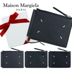 メゾンマルジェラ 財布 二つ折り マネークリップ 小銭入れ付き Maison Margiela ギフト対応 レザー 本革 ブラッ ク SA1UI0018 SA1UI0022 SA1UI0004 ミニ財布