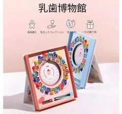 乳歯ケース 日本語 記念ボックス 自立型 かわいい 出産祝い ギフト 男の子 女の子 透明ピンクのサムネイル