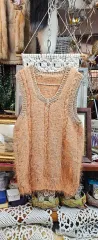 手編みニット ベスト