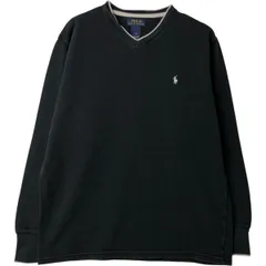 古着 ラルフローレン Ralph Lauren POLO RALPH LAUREN Vネック サーマルロングTシャツ メンズL相当/eaa616229