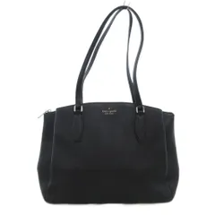 ケイトスペード KATE SPADE モネ ラージ トリプル コンパートメント トートバッグ 手提げ 肩掛け ロゴ ぺブルレザー 黒 ブラック /FF