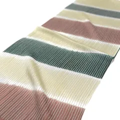 帯揚げ　和小物さくら　斜めぼかし　縞刷毛友禅　0509