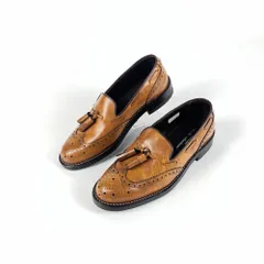 REGAL　WORTH　COLLECTION　V088　 ウイングチップ　タッセルローファー 　レザーシューズ　革靴　サイズ24cm　ブラウン