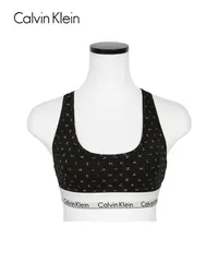 新品 未使用 並行輸入 Calvin Klein カルバンクライン 下着 Modern Cotton レディース スポーツブラ 517129【メール便】 ロゴブラック