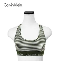 新品 未使用 並行輸入 Calvin Klein カルバンクライン 下着 Modern Cotton レディース スポーツブラ 517129【メール便】 マーチングストライプ
