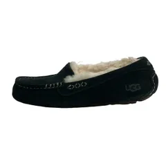 UGG(アグ) スリッポン USA 6 レディース - 黒 ムートン