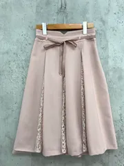 MISCH MASCH ミッシュマッシュ レース フレア スカート sizeS/ベージュ ■◇ レディース