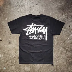 STUSSY STOCK HONOLULU TEE BLACK S ステューシー ホノルル限定 Tシャツ ブラック 新品タグ付き