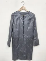 MOGA モガ  羊革   ロング コート size/黒■■◎レディースのサムネイル
