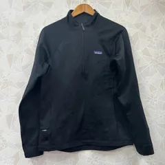 patagonia トレーナー 長袖 ブラック スポーツウェア Mサイズ ハーフジップ