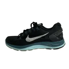 NIKE(ナイキ) スニーカー 24 レディース ルナグライド +5 599395-011 黒×ブルーグリーン×ライトグレー インソール取外し可
