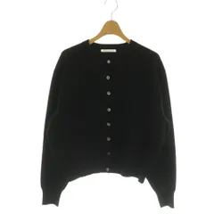 B&Y ユナイテッドアローズ BEAUTY&YOUTH ビューティー&ユース ミラノリブ ニット カーディガン 長袖 黒 /NR ■OS