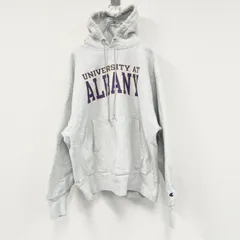 古着 used　00s　Champion　チャンピオン　リバースウィーブ　スウェットパーカー/フーディー　霜降りグレー　XLサイズ【値引き交渉OK！】