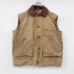 古着 used　ハンティングベスト　コーデュロイカラー　3つポケット　ヴィンテージ　茶色　ブラウン【値引き交渉OK！】