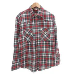 リーバイス レッドタブ Levi's RED TAB ウエスタンシャツ 長袖 XL 総柄 チェック 赤 レッド /AE