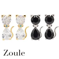 ピアス zoule ゾーラ jewel cat ピアス PN26346 2602 gargle ガーグルのサムネイル
