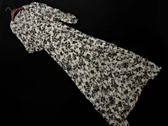 ZARA ザラ 花柄 ロング ワンピース sizeS/白 ■◇ レディース