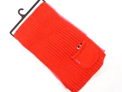 新品 UNIQLO ユニクロ ANYA HINDMARCH ヒートテック マフラー 赤 ◆■ レディース