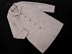 LEPORTE レポルテ チェック コート size9/ライトグレー ■◇ レディース