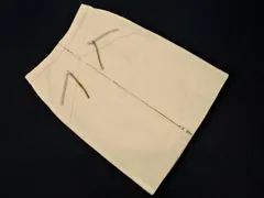 Calvin Klein カルバンクライン ジップ タイト スカート size6/ライトベージュ ■■ レディースのサムネイル
