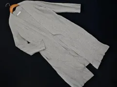 NATURAL BEAUTY BASIC ナチュラルビューティーベーシック ニット ロング カーディガン sizeM/グレー ■◇ レディース