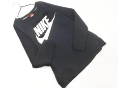 NIKE ナイキ プリント スウェット sizeM/黒 ■◇ レディース