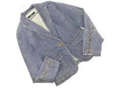 INED イネド デニム ジャケット size13/紺 ■◇ レディース