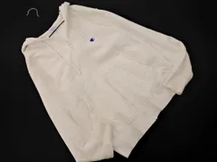 Champion チャンピオン ロゴ刺繍 ジップアップ パーカー sizeM/オフホワイト ■◇ レディース