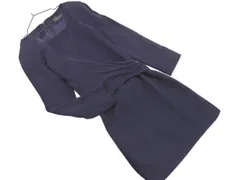 LAUTREAMONT ロートレアモン フェイクレイヤード ワンピース sizeM/紺 ■◇ レディース