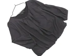 UNTITLED アンタイトル 裾バルーン ブラウス シャツ size3/黒 ■◇ レディース